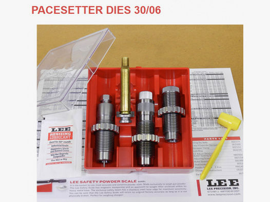 LEE 3-Die-Pacesetter Langwaffen Matrizensatz-SET Full-Length | .30-06 Springfield 30/06 Spr. #90508