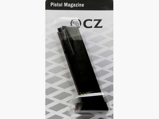 1 x Original 19-Schuss Magazin CZ Shadow 2, CZ 75 SP-01 IPSC 9mm 9x19 brüniert schwarz 19rnd NEU!