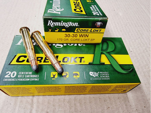 .30-30Win/170 Remington Core-Lokt SP 20 Stk.