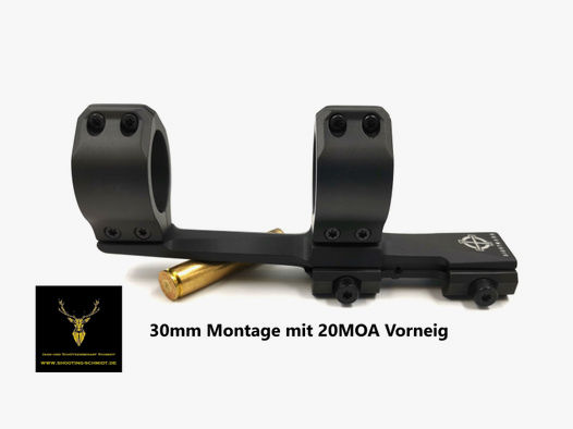 Sightmark Tactical AR 30mm Montage 20 MOA Vorneigung Fixed Cantilever Mount Klemmontage AR 15 10 SLB