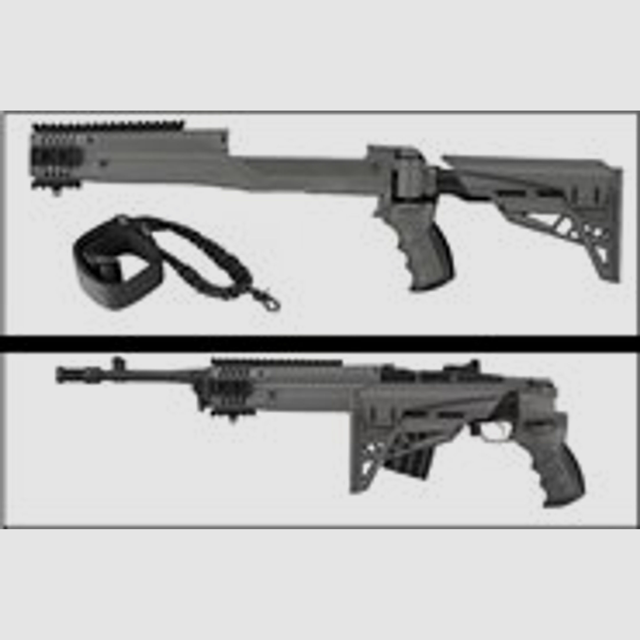 Ruger Mini-14 Schaft Ruger Mini-30 / Schubschaft / Klappschaft Strikeforce mit ScorpionDämpfungs-Sys