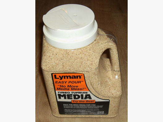 Lyman Easy Pour Turbo Tumbler Media 2,72kg / 6 lbs. unbehandeltes Corncob Reinigungs Granulat