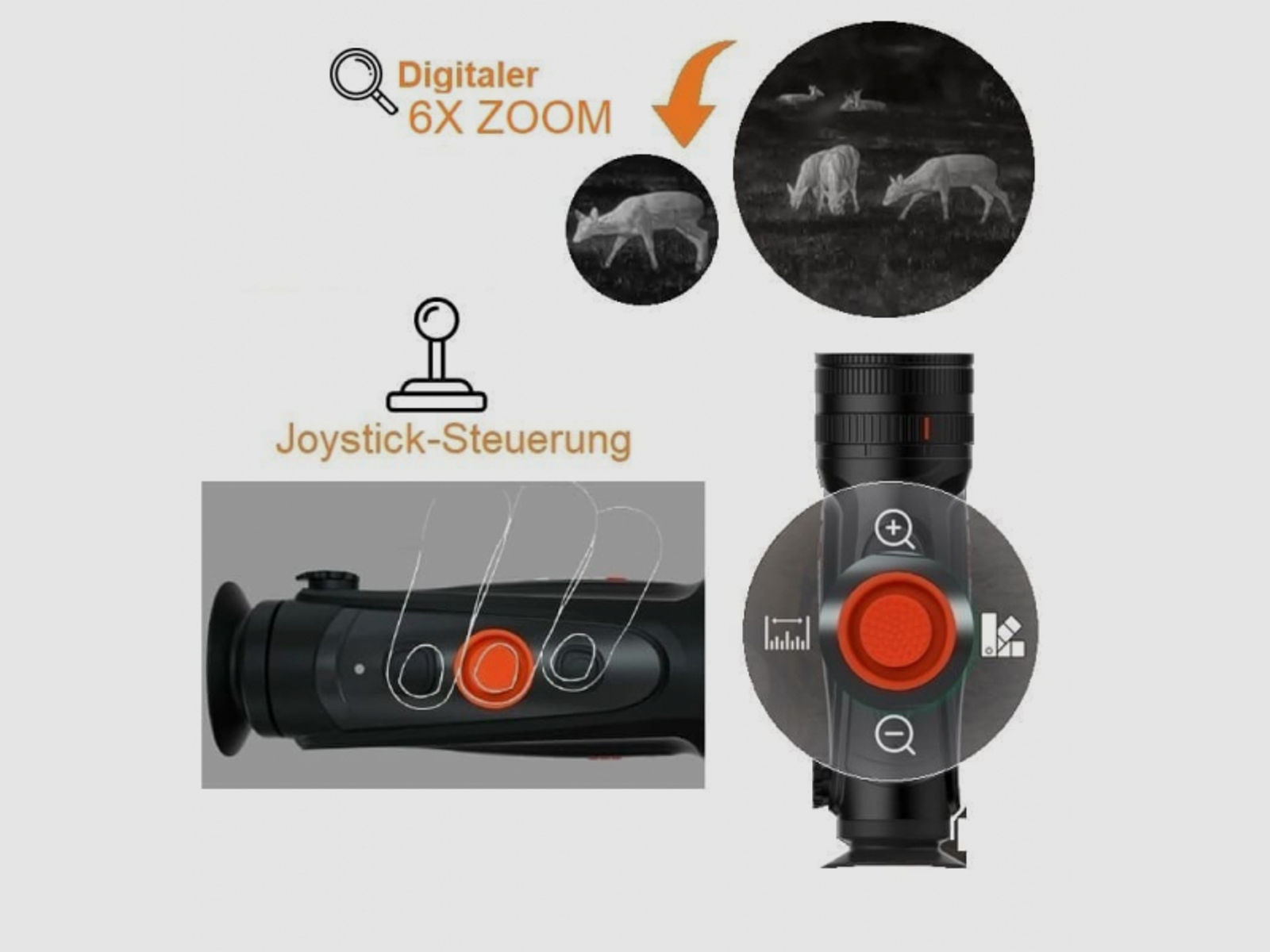 ThermTec Cyclops 340D Wärmebildkamera - Dual Zoom - 20mm/40mm Linse