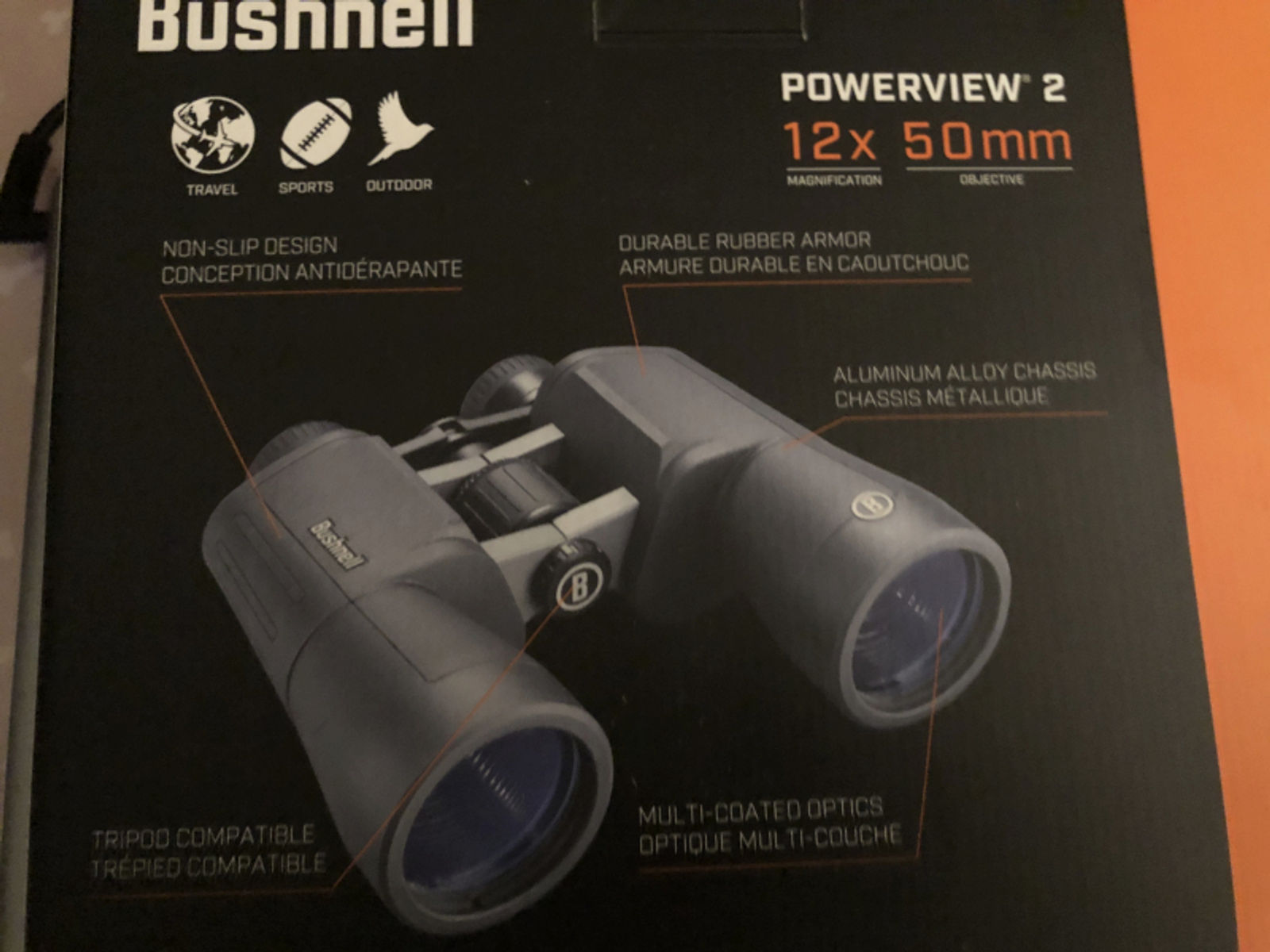 Bushnell Powerview 2, 12x50mm Fernglas, neu, OVP