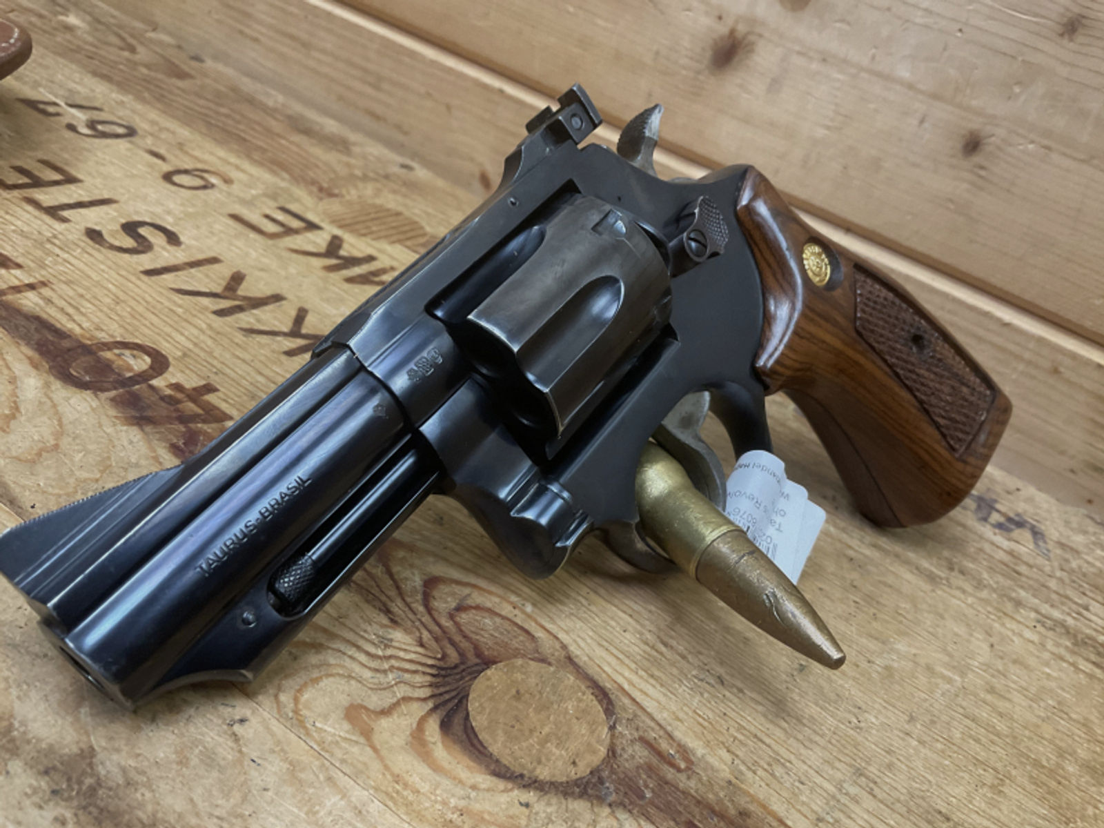 Revolver Taurus Brasil, Kal..38Spezial. 3Zoll mit Lederholster