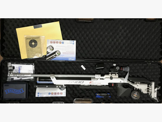 Match Luftgewehr: Walther LG400 E Expert Auflage mit elektronischem Abzug