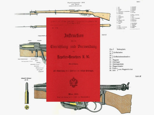 Nachdruck Dienstvorschrift Steyr M95 Gewehr Österreich 1899