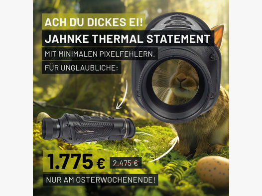 Jahnke Thermal Statement Osteraktion, VOx 640x480, 12er Pitch, NETD 30mK Wärmebildkamera 35mm