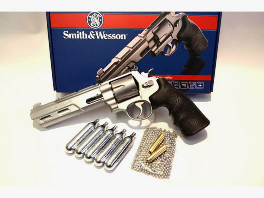 Schwergewicht! Smith & Wesson 629 Competitor 6" * 4,5 mm BB´s * mit Starterpaket