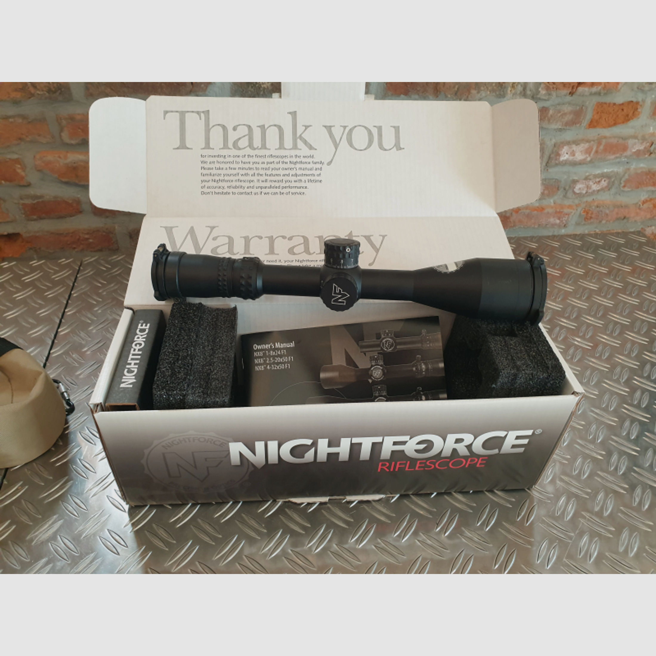 Nightforce NX8 4-32x50 F1 (Mil-C)
