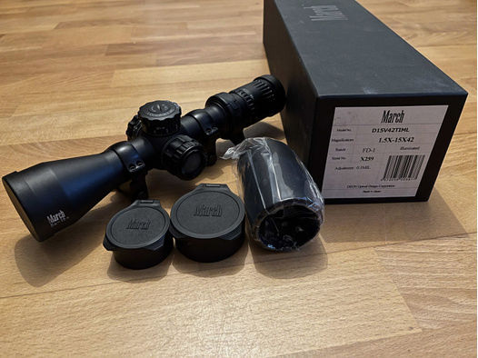 MARCH Scope 1.5-15x42 compact