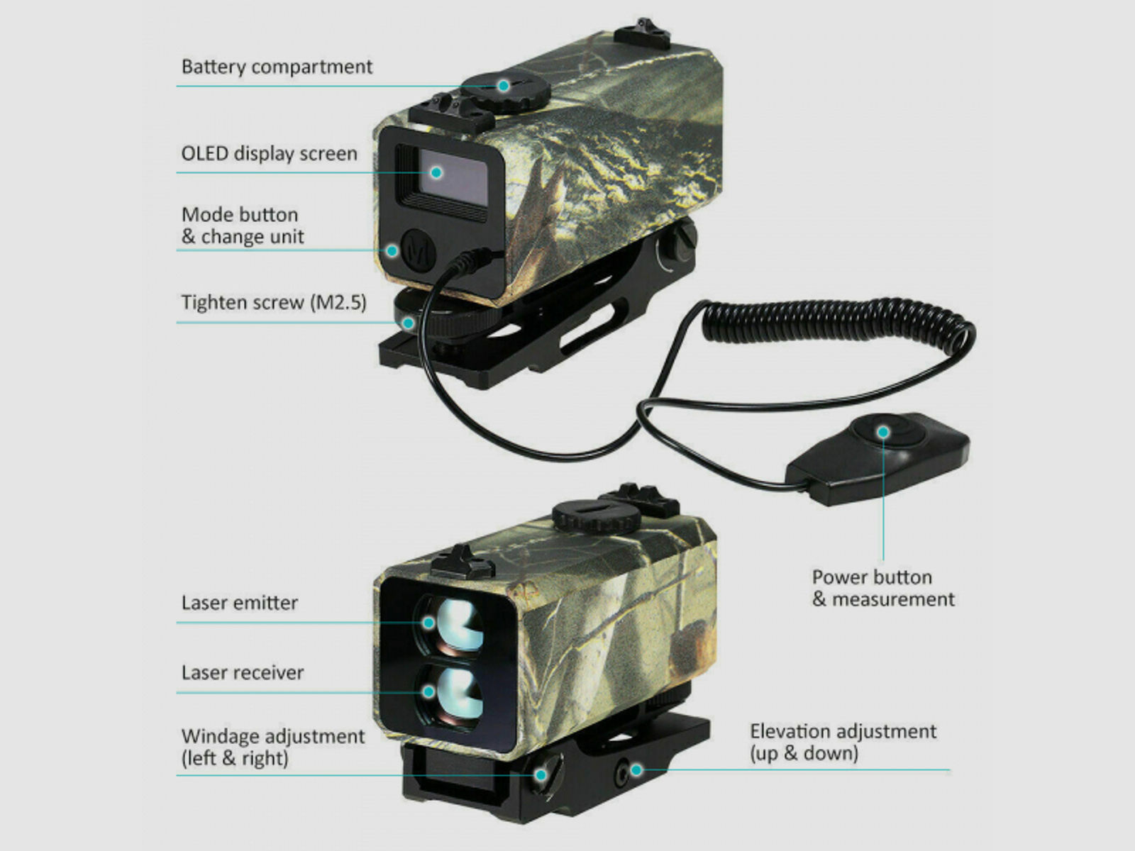 Laser Entfernungsmesser LE-032 für die Jagd