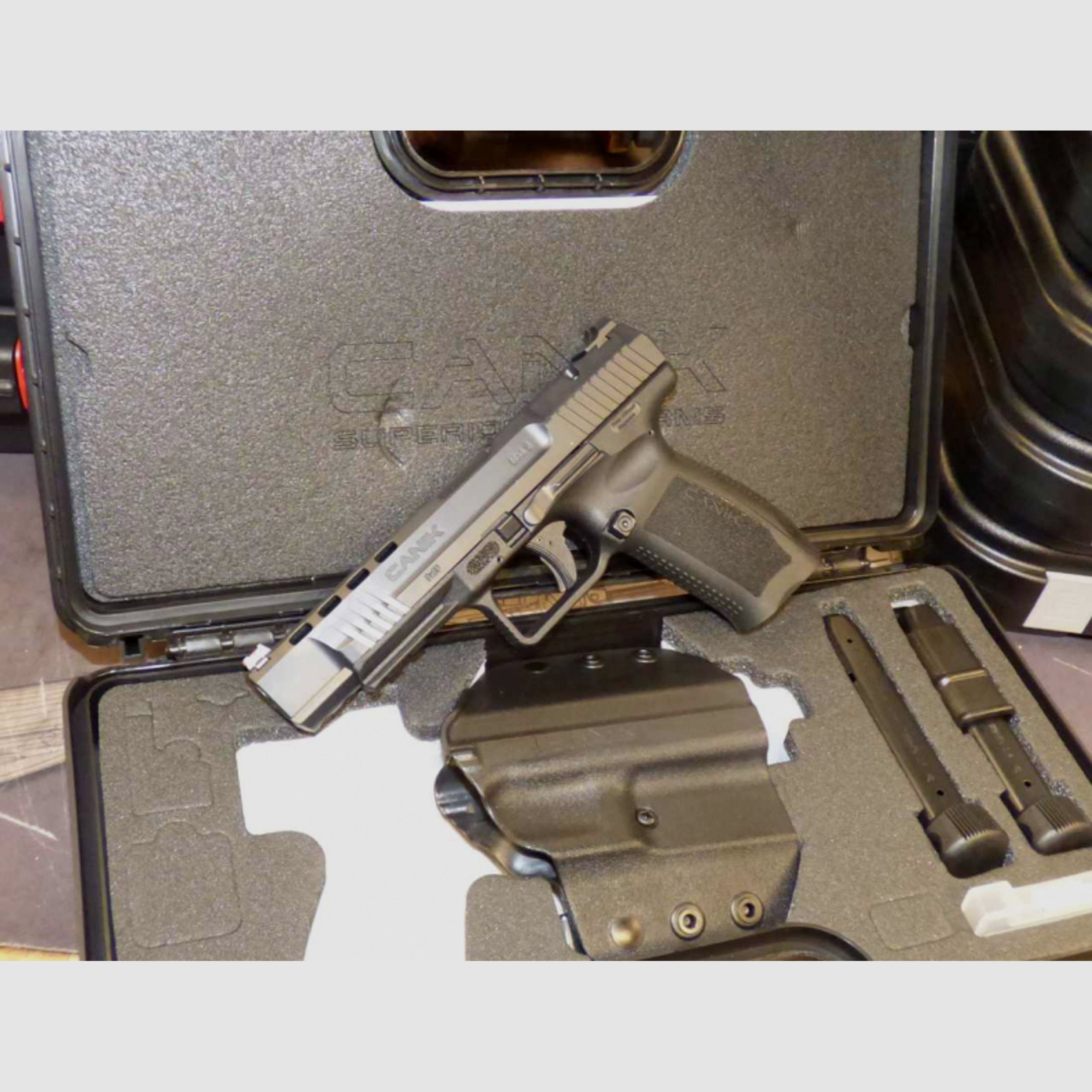 CANIK TP9 SA SFx Mod 2 Polymer 9x19 Luger mit MOS System und Holster wie Glock 34