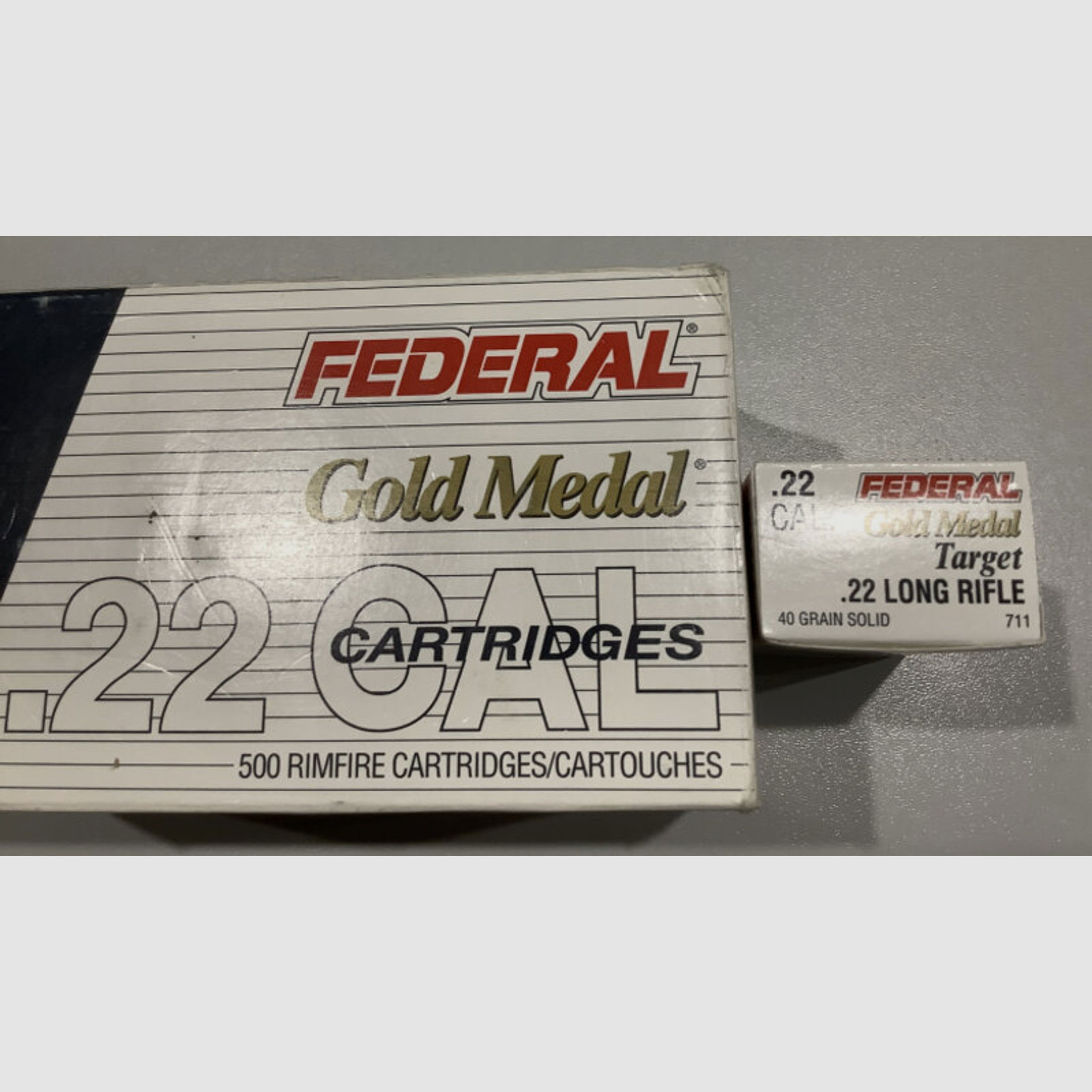 500 St. .22 lfb Federal GOLD MEDAL Target Made in the USA