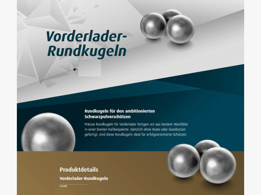 200 Stück H&N Vorderlader BLEI Rundkugeln VL RUND Kaliber: .362 | 9,20 mm Schwarzpulver #94043620003
