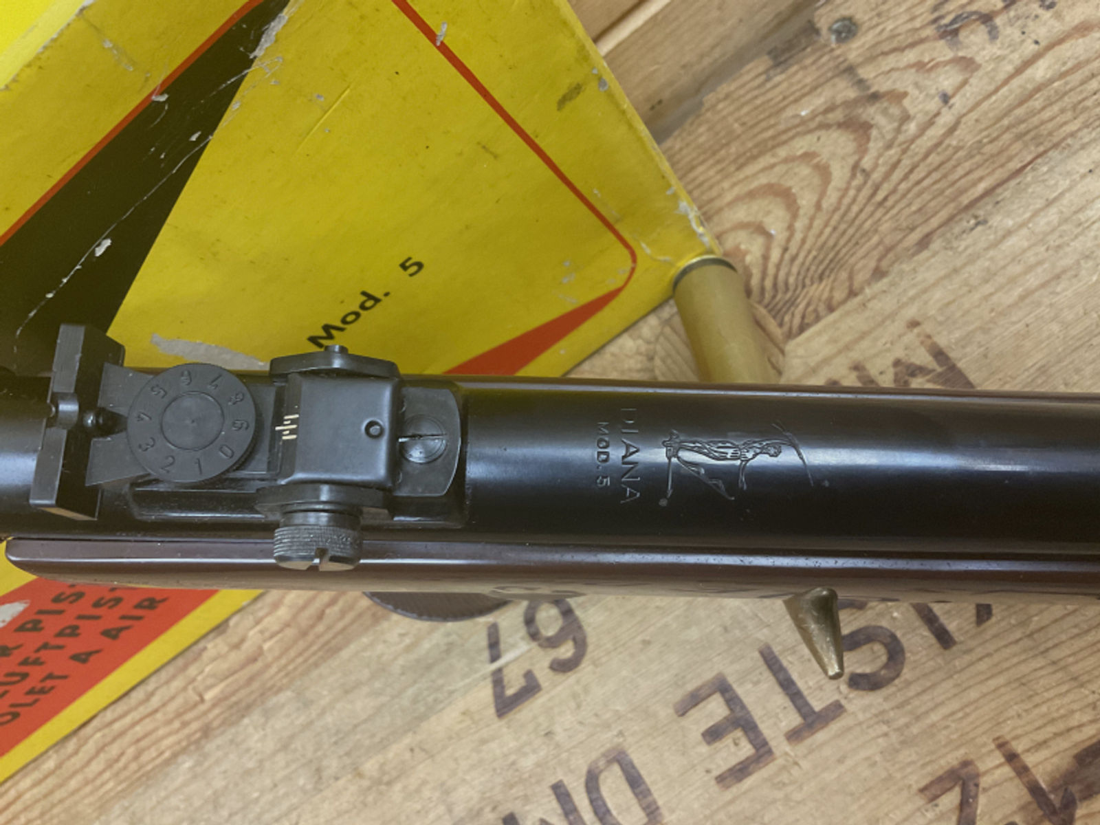 Luftpistole Knickerpistole DIANA Mod.5, Kal.4,5mm mit Papiere!!!