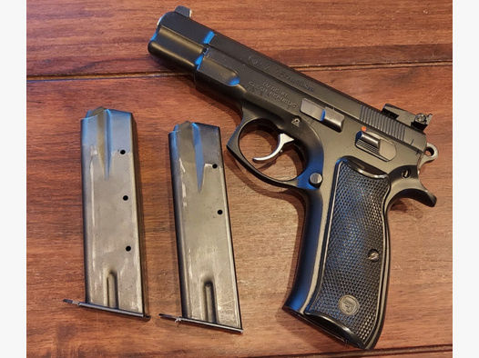 SLP CZ 75 9X19mm 9mm luger para Sammelwaffe sehr guter Zustand halbautomatische Pistole