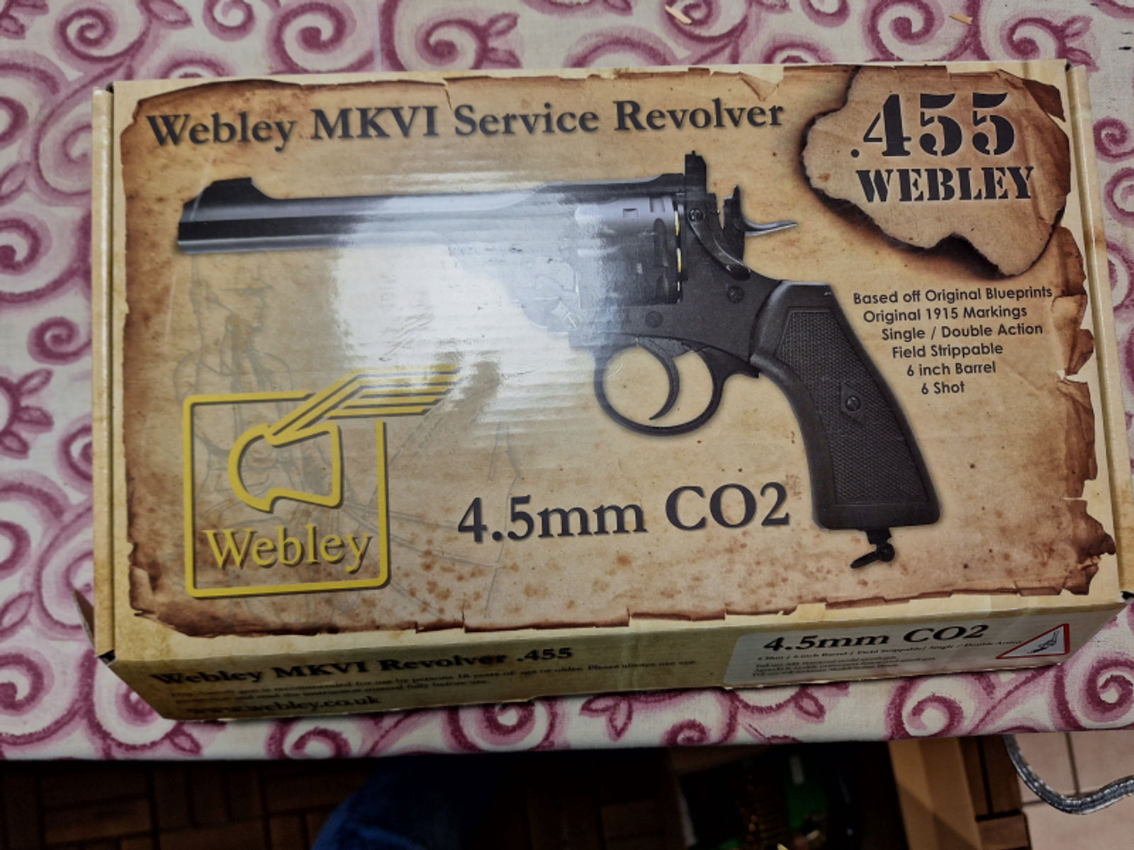 Webley MKVI Service Revolver Softgun