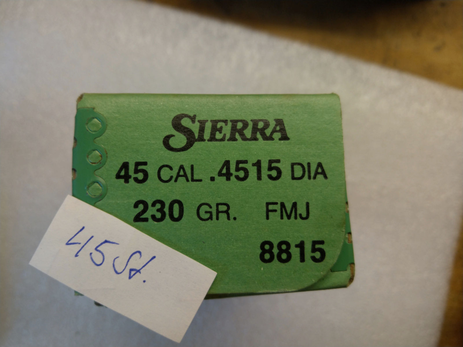 Sierra Geschosse .45 / 4515 VMJ