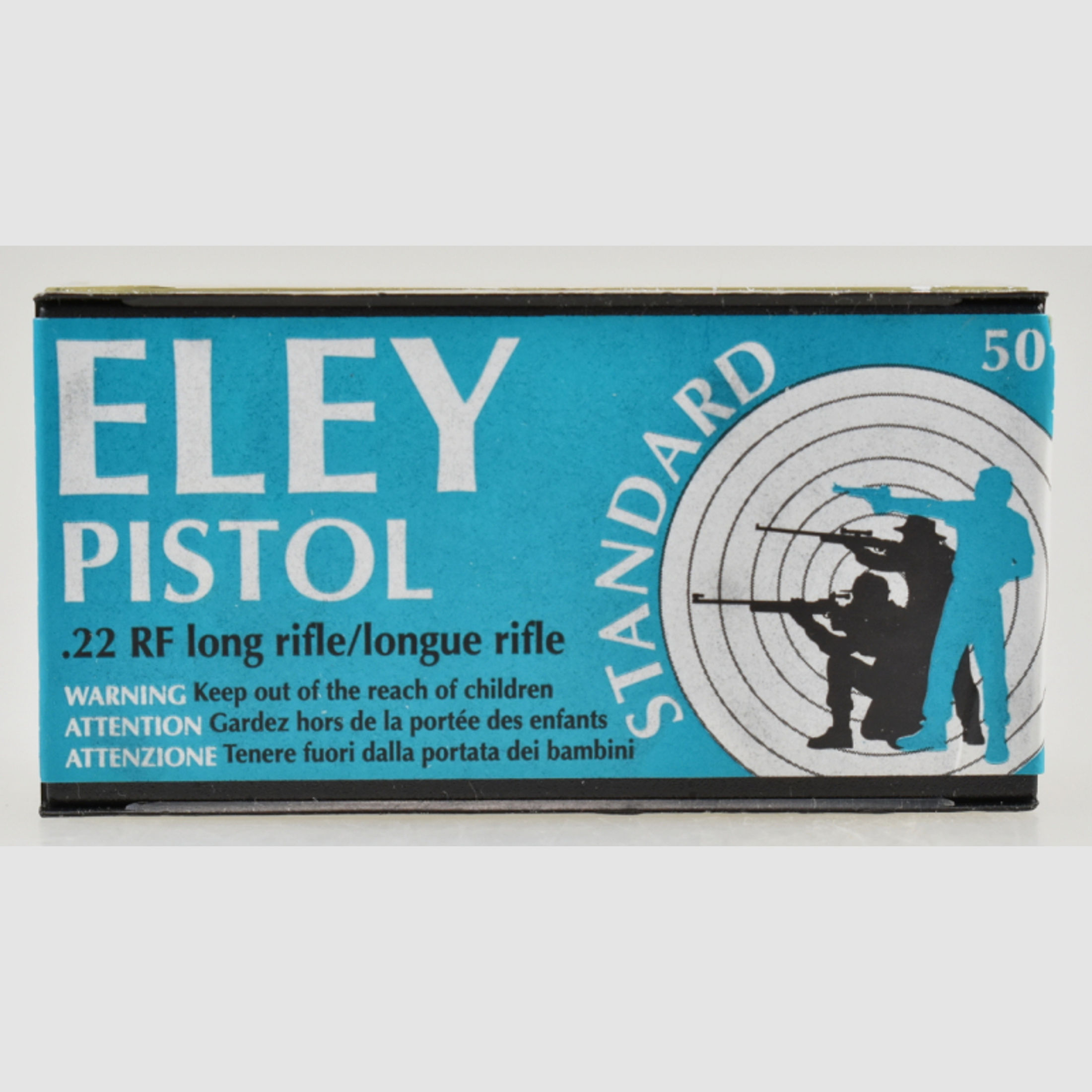 50 Eley Pistol Patronen .22l.r.