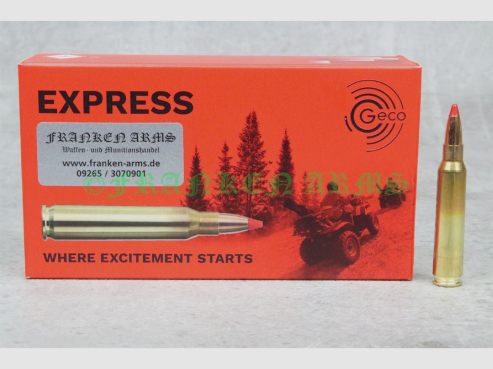 GECO Express .223 Rem. 56gr. 3,6g 20 Stück Versandkostenfrei