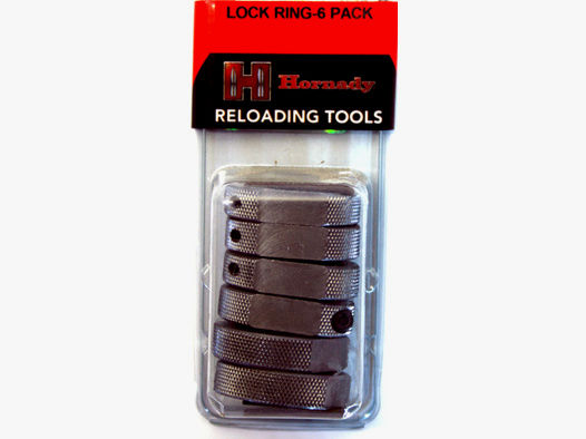 HORNADY #044606 SURE-LOC Lock Ring 6er Pack präzise Einstellung aller standard 7/8"-14 Matrizen
