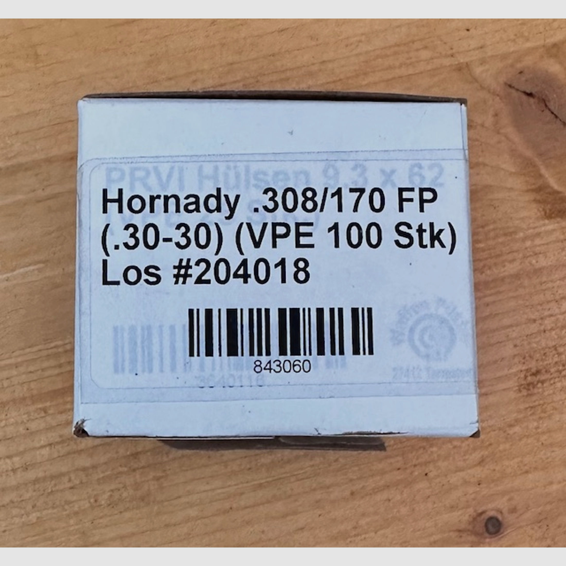 Hornady Geschosse .308cal 170gr FP (100St.)