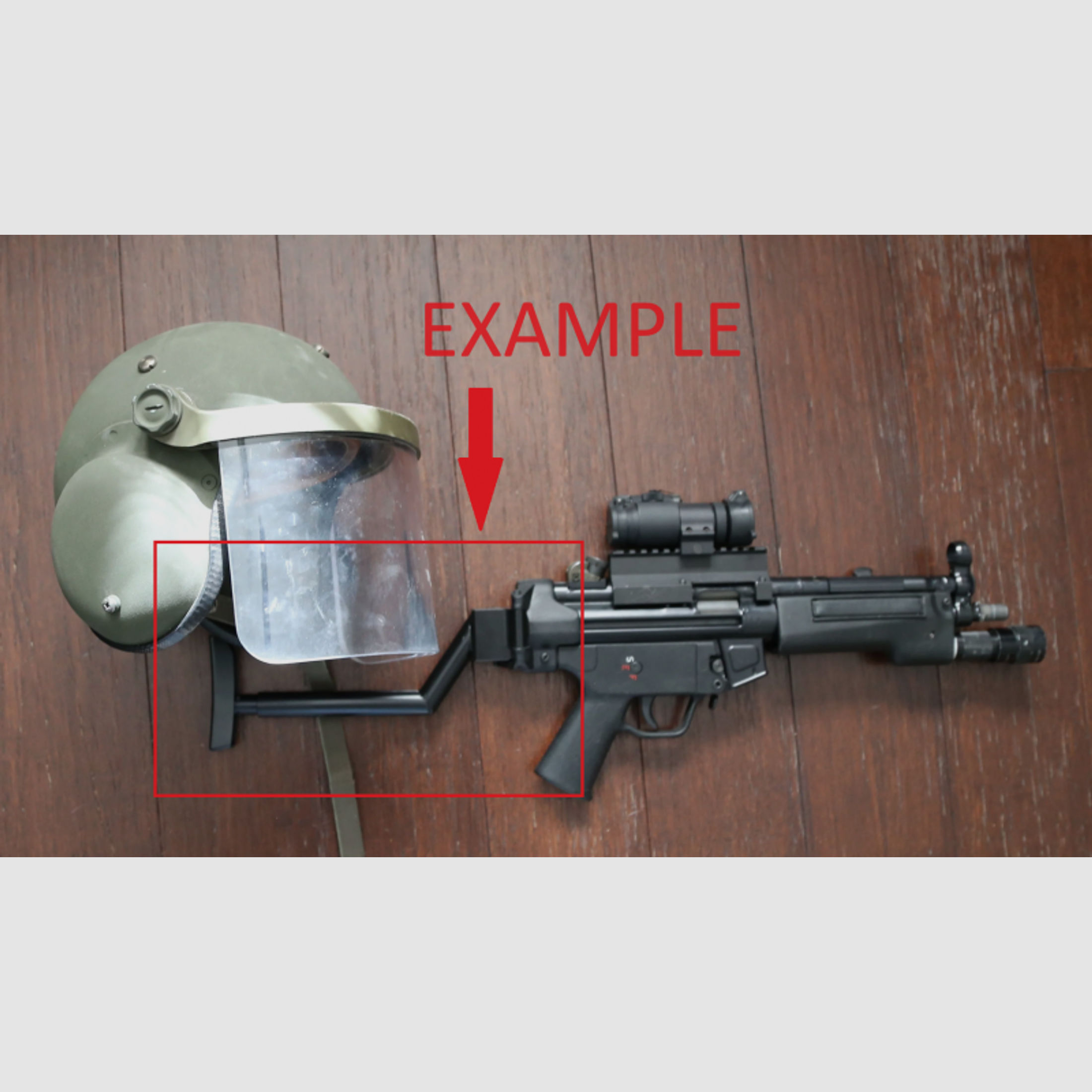 UNIKAT HK MP5 B&T schulterstütze klappbar Niederlande / Hollandische special forces / polizei / GSG9