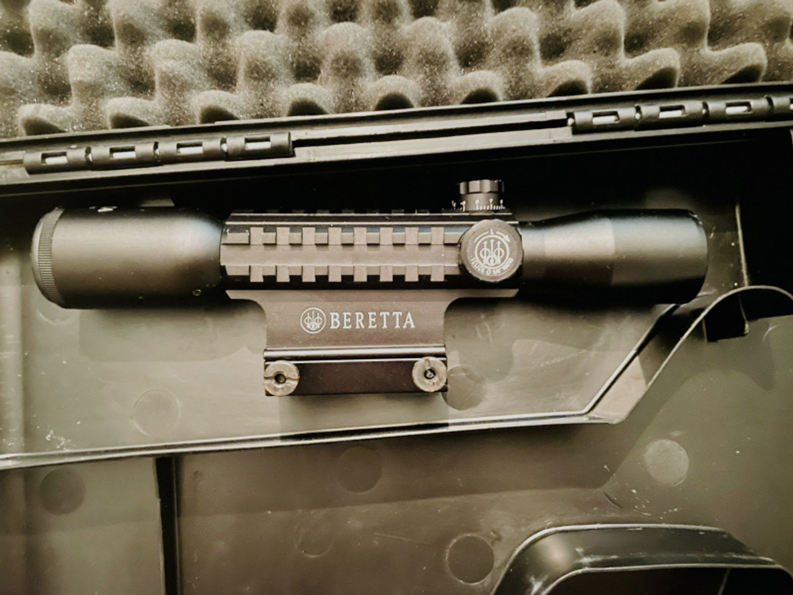 Beretta Cx4 Storm Koffer und Zielfernrohr
