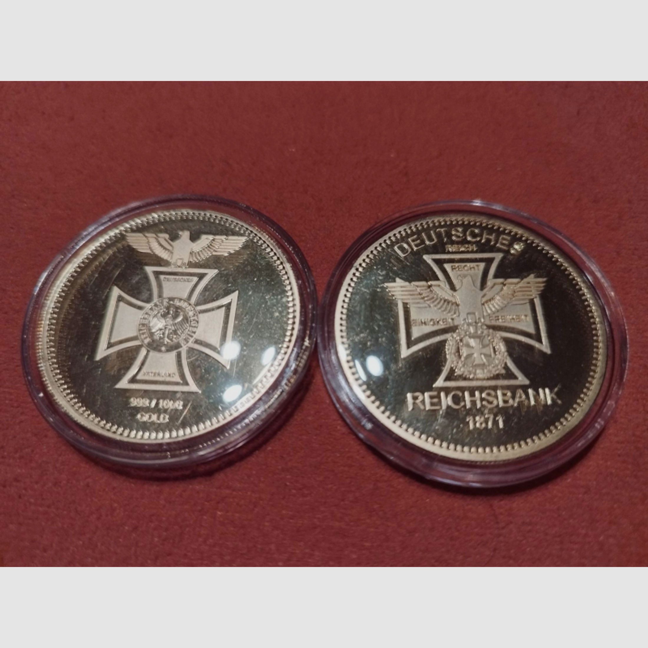 Deutsches Reich - Sammlermünze - IPG-Vergoldet
