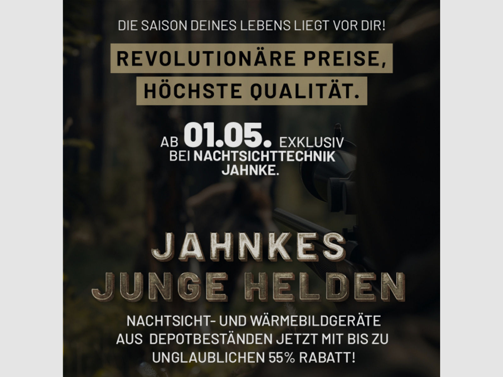 Nachtsichttechnik Jahnke DJ-81×25 JJH LK 3 S 2, Jahnke Premium (Grün)