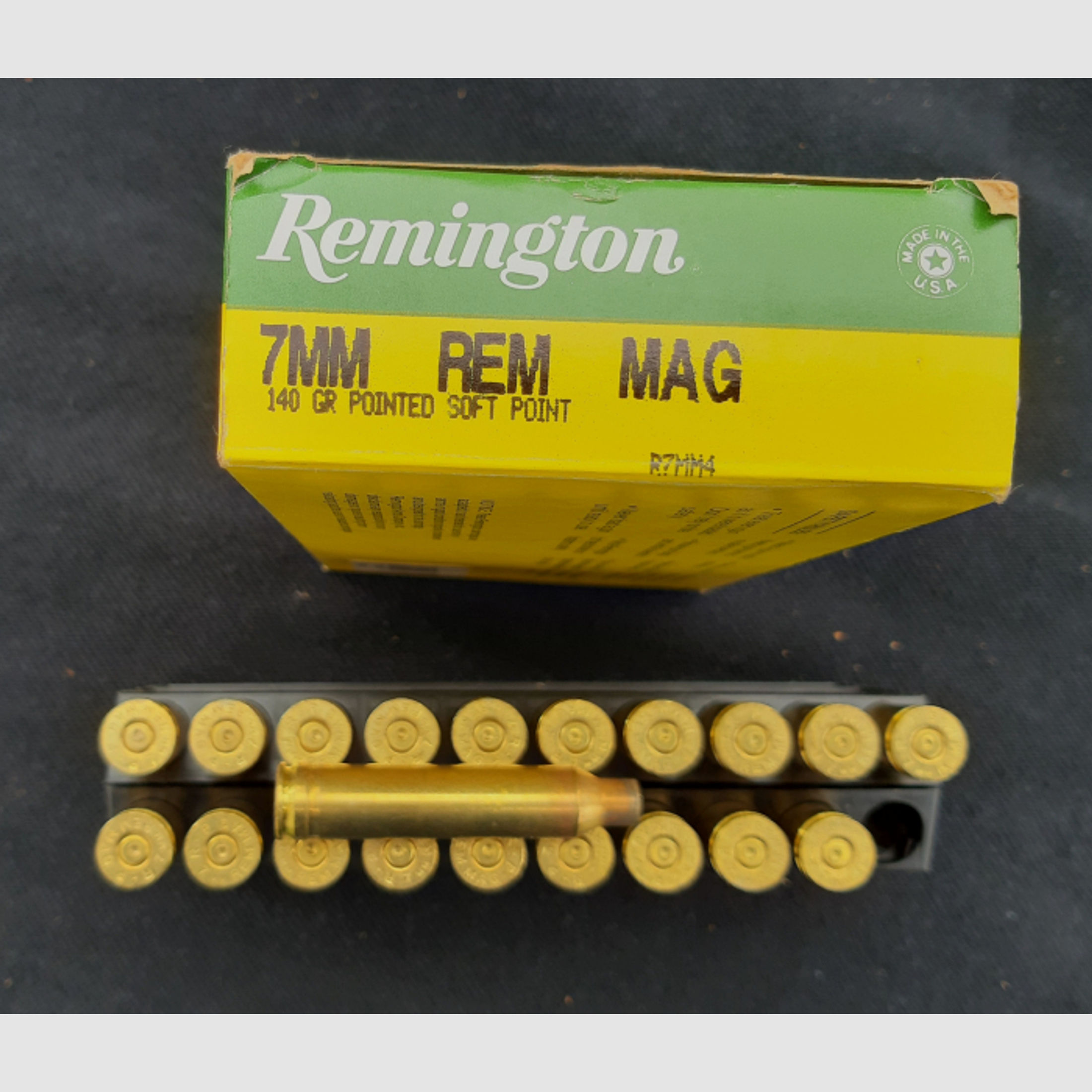 20x Boxerhülsen 7 mm Remington Magnum von Remington