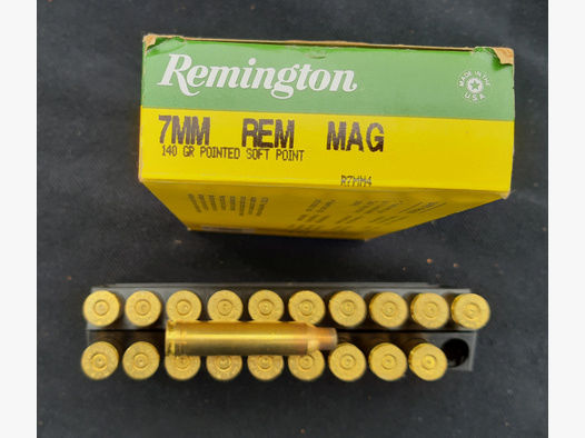 20x Boxerhülsen 7 mm Remington Magnum von Remington