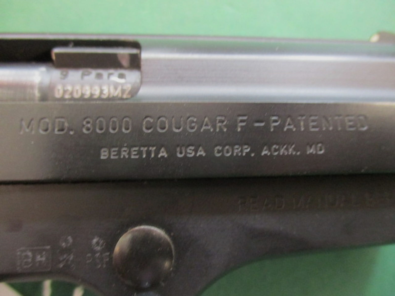 Pistole Beretta Mod. 8000 Cougar , Kal. 9 mm Luger , keine Walther , keine S&W