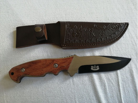 Messer - von Herbertz mit Holzgriffschalen.