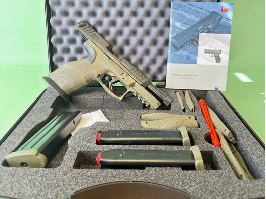 Pistole Heckler & Koch SFP9-SD OR grün/schwarz Kal. 9x19 *Waffenhandel Ahnert* *Top* *Neu*