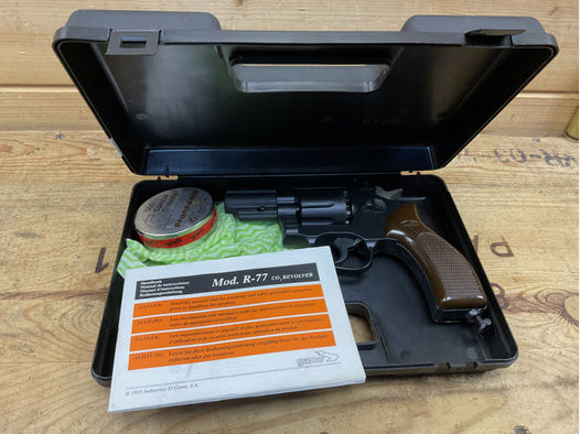 CO2 Revolver GAMO R-77, Kal.4,5mm Neuwertig mit Koffer! Top!