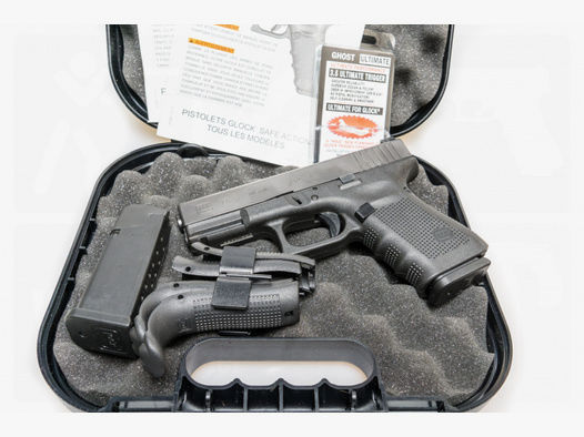 Glock Mod. 19 GEN 4 9mm Luger Top in OVP & Ghost Connector