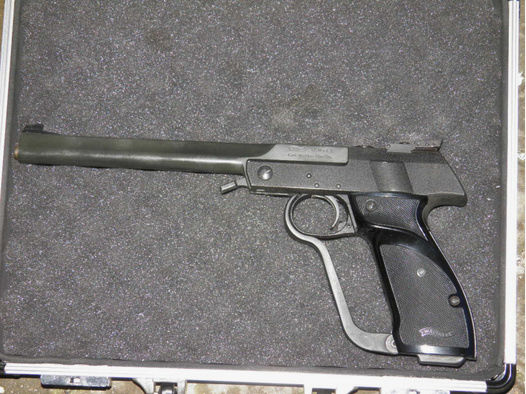 Walther LP - 3 - mit Bakelitgriff im Lederkoffer