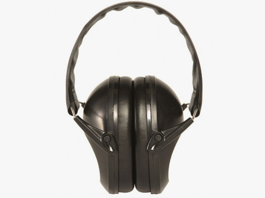 Lärm Gehörschutz / Ohrenschützer - klappbar und verstellbar - Schwarz