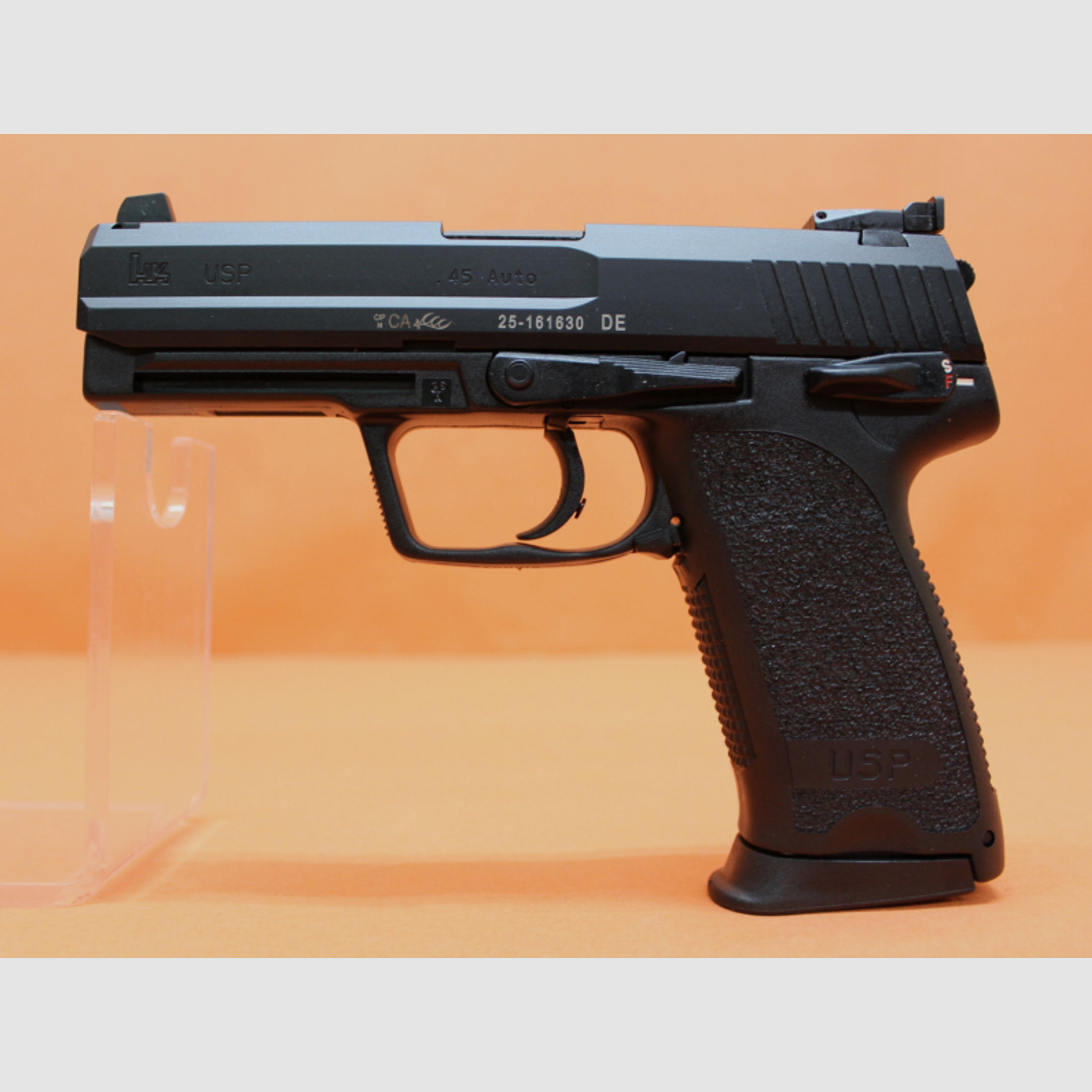 Ha.Pistole .45Auto Heckler&Koch/H&K HK USP Custom Sport 112mm Lauf/ Mikrometervisier(.45ACP/ A.C.P.)