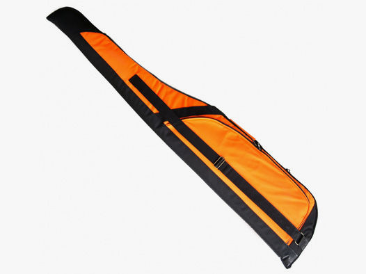 Gewehrtasche Orange / Schwarz mit 2 Taschen *NEU* Futteral in Signalfarben