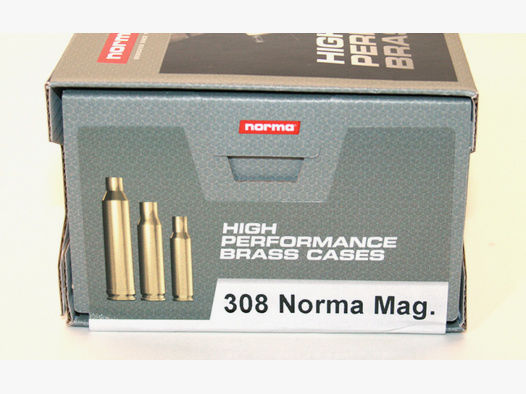 50 Stück NEUE NORMA .308 NORMA MAGNUM Premium Cases Wiederlade Hülsen > Boxer ohne Zünder #2316033