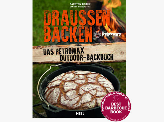 Draußen Backen - Das Petromax Outdoor Backbuch- Neu - 144 Seiten - Rezepte zum Backen ohne Ofen