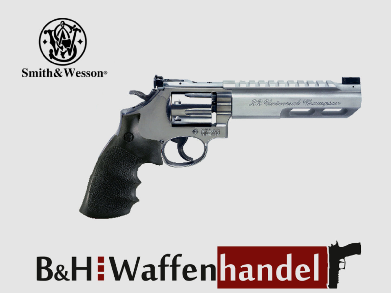 Neuwaffe, auf Lager: Smith & Wesson 617 Universal Champion .22lr KK Revolver Kleinkaliber S&W