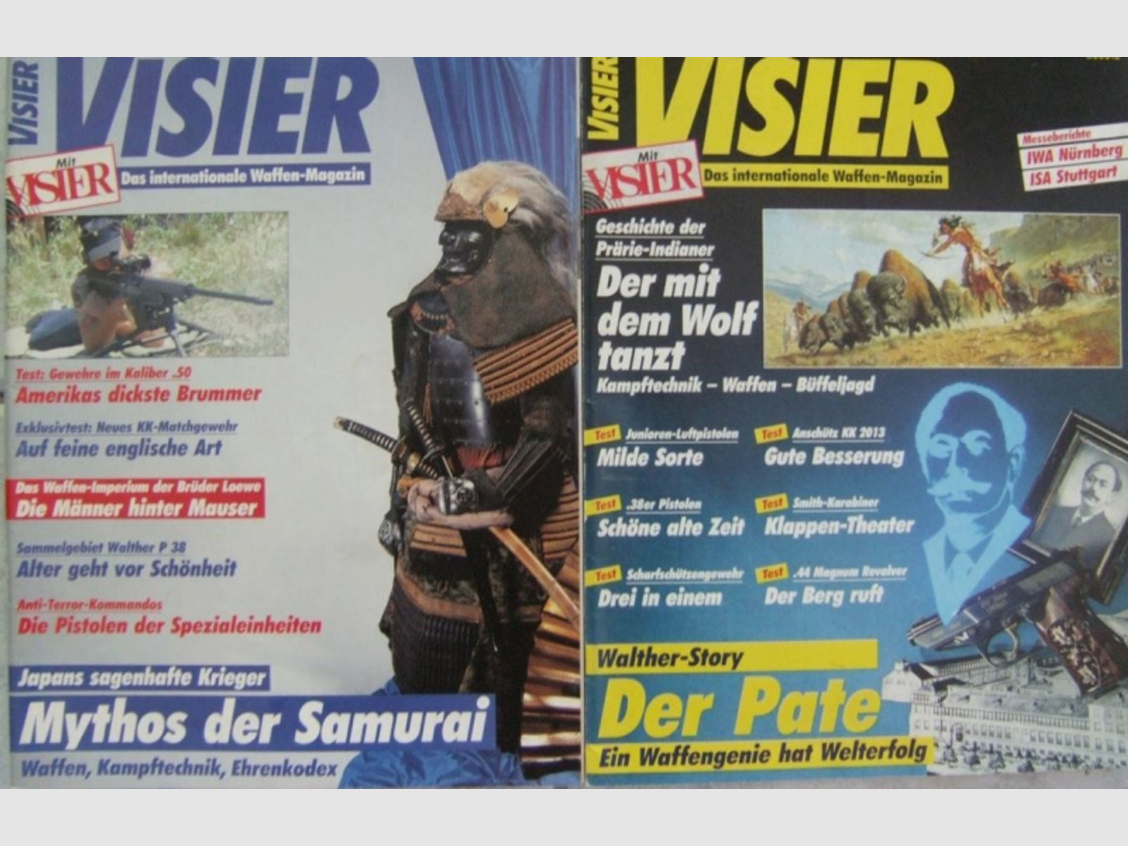 Walther P38 / P1 als Sammelgebiet + Walther Story, Visier im Visier-Doppelpack (zwei Hefte), Top!