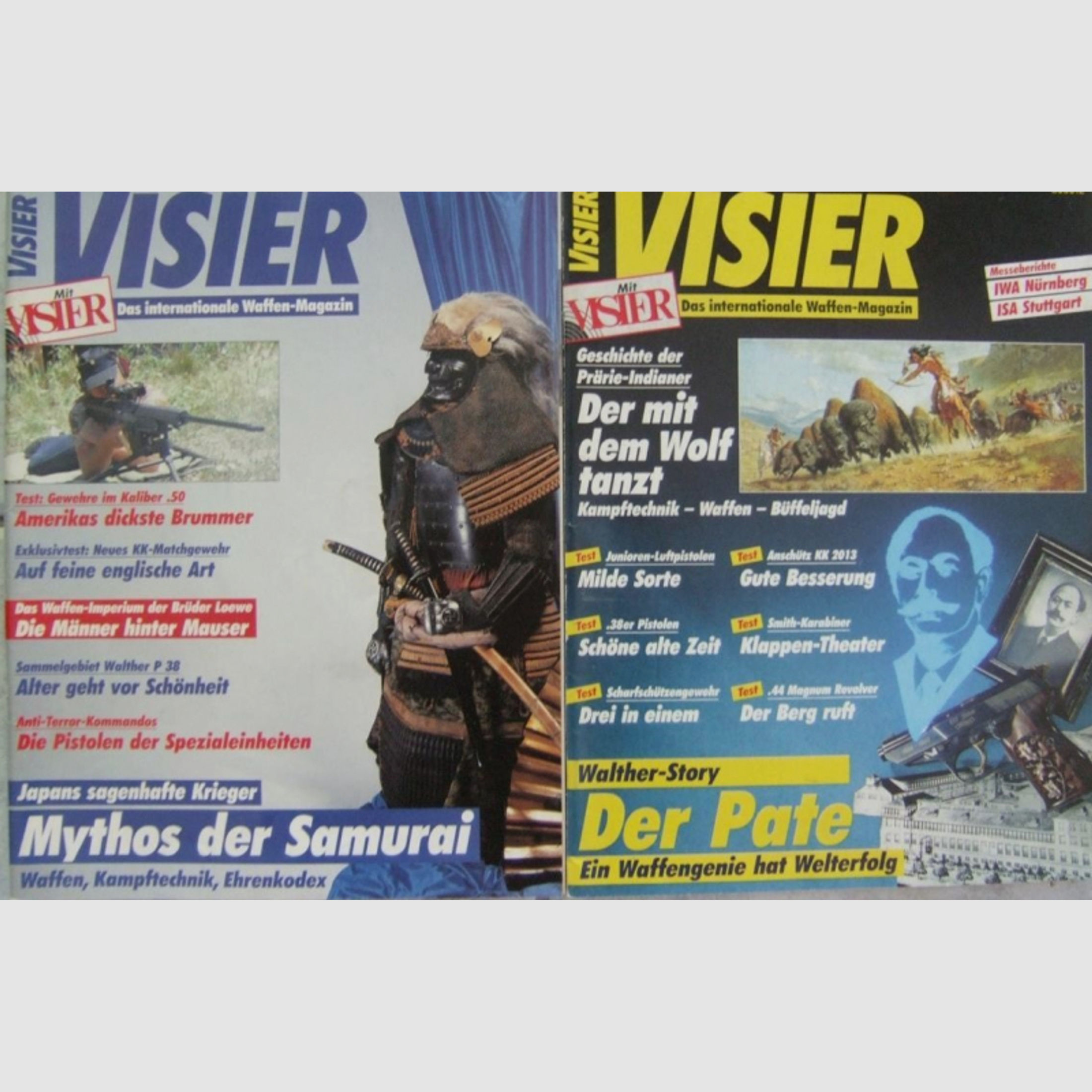 Walther P38 / P1 als Sammelgebiet + Walther Story, Visier im Visier-Doppelpack (zwei Hefte), Top!