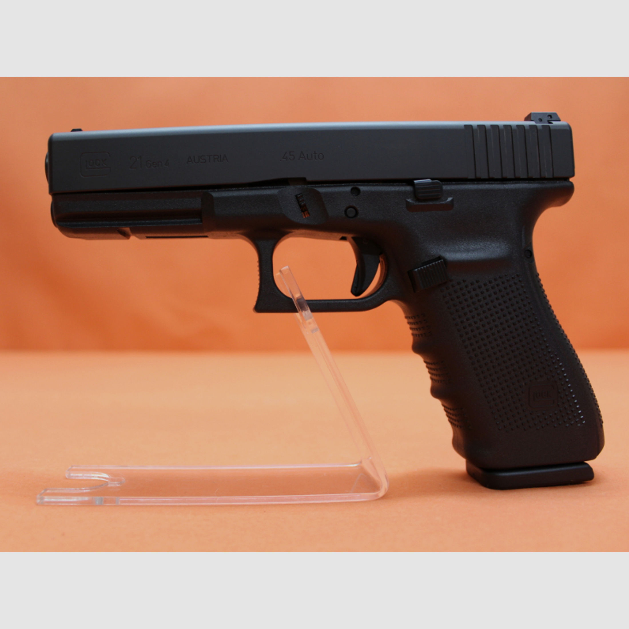 Ha.Pistole .45Auto Glock21 Gen4 (ADJ) 117mm Lauf/ Reservemagazin (.45ACP/.45A.C.P.)