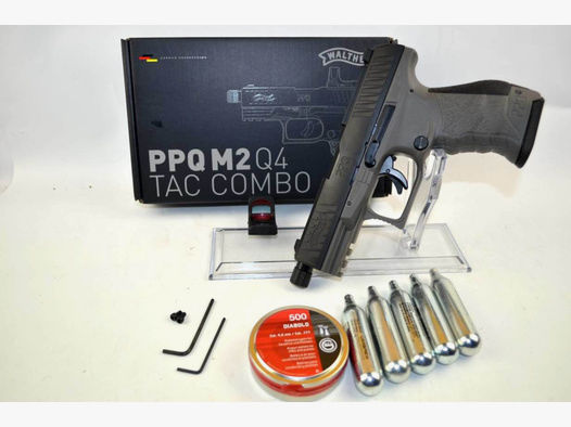 Walther PPQ M2 Q4 TAC COMBO 4,6" BlowBack mit Starterpaket