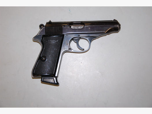 Pistole Walther PP Kal 7,65mm Brow mit Cordura Galco Gürtelholster Best Zustand